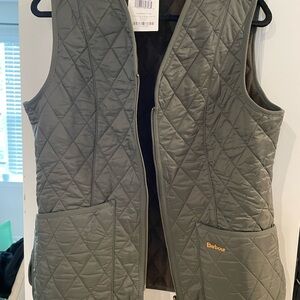 Barbour Women's Quilted Vest - Sage Green